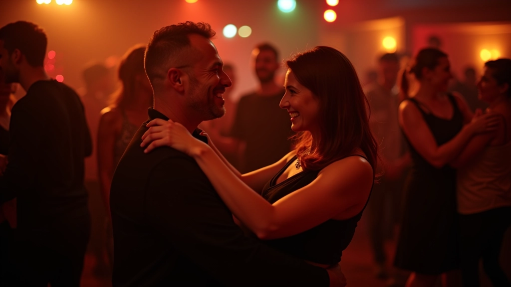 Dublin kizomba dance social with couples dancing
